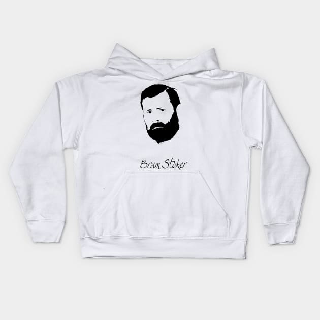 Bram Stoker Kids Hoodie by PoetandChef